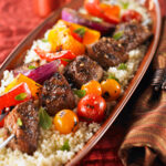 Moroccan Lamb and Vegetable Kabobs